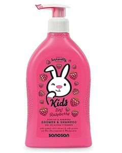 Kids Shower & Shampoo Raspberry - 400ML