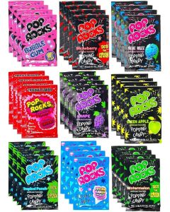 Pop Rocks Candy Variety Pack - 36 Count of Popping Candy in Nine Flavors