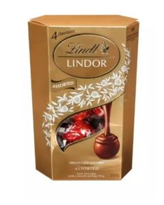 Lindt LINDOR Assorted Chocolate Truffles, 4 Flavours, 200g