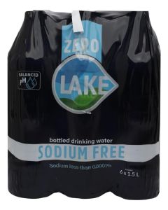 Lake Sodium Free Water 1.5L Pack Of 6