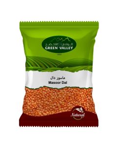 Green Valley Red Split Lentils (Masoor Dal) 1 kg – Premium Quality, Clean & Natural Pulses