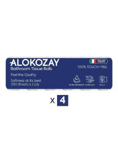 Bathroom Tissues - 200 Sheets X 2 Ply - 12 Rolls X Pack of 4
