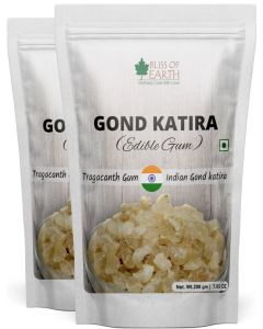 Bliss of Earth Premium Gond Katira AA Grade 2X200g, Tragacanth Gum For Summer