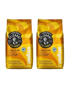 Lavazza iTierra! Colombia 100% Arabica Whole Coffee Beans 1kg Pack of 2