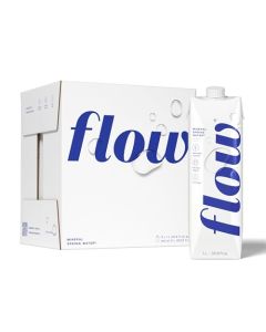 Flow Alkaline Spring Water 100 Naturally Alkaline1L Pack of 6