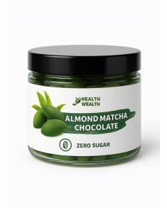 Almond Matcha Chocolate Dragee Zero Sugar 175g