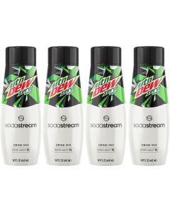 SodaStream Mountain Dew Zero Sugar Drink Mix - Pack of 4