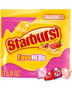 STARBURST FaveREDS Chewy Fruit Chews Candy, Sharing Size, 15.6 oz Bag