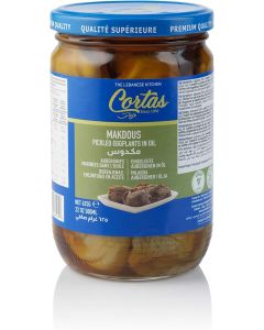 Cortas Makdous - Pickled Eggplants in Oil