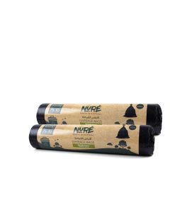 Nure-Bio-Degradable Purity In Disposal Garbage Bag,75 Gallons, 10 Pcs, 110cmx130cm,Pack of 2