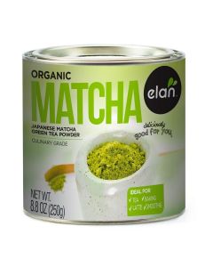 Elan Organic Matcha Tea Powder, Non-GMO, Vegan, Gluten-Free , 8.8 oz