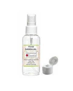 Greenwood Essential Gangajal Holy Ganga Water from the Beginning of River Ganga at Devprayag in Pet Bottle with Spray Fliptop 200ml