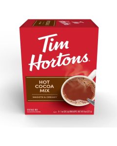 Tim Hortons Hot Cocoa Mix Packets, Smooth & Creamy, 8 Count