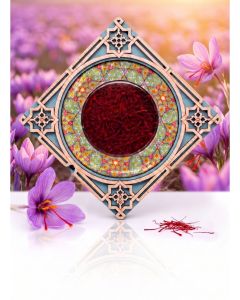 ZARCHIN Super Negin Saffron 20gm Wooden Gift Box
