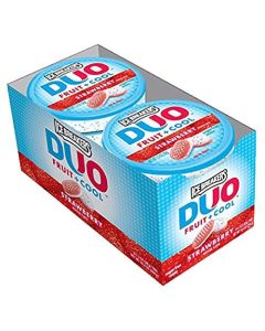 Ice Breakers DUO Fruit Cool Sugar Free Mints Strawberry 8 ea